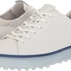 ECCO Golf Ecco Men's Tray Golf Shoes -CLUBS Shop EccoTray WhiteBlueDepths6