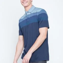 Callaway Jack Nicklaus Black Label By Perry Ellis Engineered Jacquard Polo Shirts -CLUBS Shop EngineeredJacquardPolo ClassicNavy1