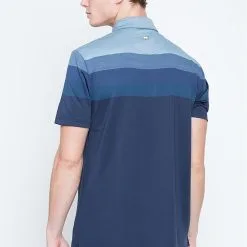 Callaway Jack Nicklaus Black Label By Perry Ellis Engineered Jacquard Polo Shirts -CLUBS Shop EngineeredJacquardPolo ClassicNavy2