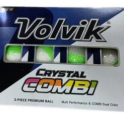 Volvik Crystal Combi Split Colored Golf Balls -CLUBS Shop FileNov232022 41711PM