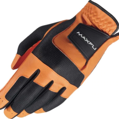 Golf Works Maxfli Universal Fit Color Golf Gloves -CLUBS Shop Fit Glove Orange 1