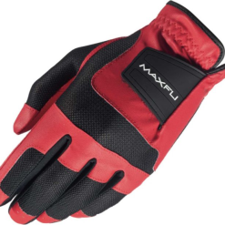 Golf Works Maxfli Universal Fit Color Golf Gloves -CLUBS Shop Fit Glove Red 1