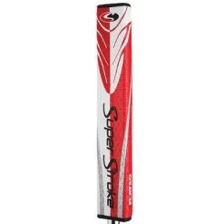 Golf Works SuperStroke Golf Flatso 1.7 Super Jumbo Putter Grip -CLUBS Shop Flatso 1.7 Super Jumbo Red White Grey