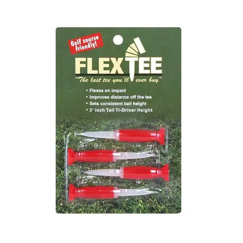 Hireko FlexTee Flexible Golf Tees (4 Pack) 1 Hireko FlexTee Flexible Golf Tees (4 Pack)