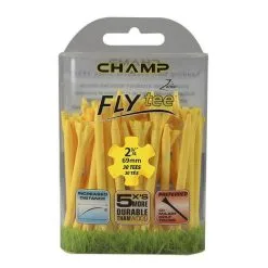 CaddiesShack Champ Fly Tees 2.75" Plastic Golf Tees -CLUBS Shop Flytee 234 30 YellowPlain 92522 600px 1800x1800 3d7fc253 d67a 4197 968d 508e277699d8