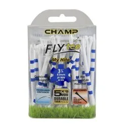 J And M Champ Zarma FLYtee MyHite Tees -CLUBS Shop Flytee My Hite Golf tees blue 3.25