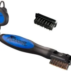 CaddiesShack Frogger Golf BrushPro Retractable Golf Club Brush With Groove Cleaner -CLUBS Shop Frogger Original Club Brush Blue