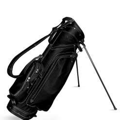 Sun Mountain Golf Leather Carry Stand Bag -CLUBS Shop G823267LeatherStandBlack White