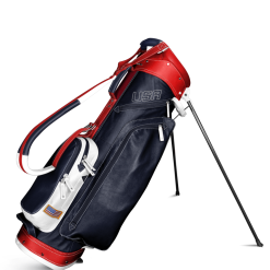 Sun Mountain Golf Leather Carry Stand Bag -CLUBS Shop G823274LeatherStandNavy White Red