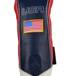 Sun Mountain Golf Leather Head Covers -CLUBS Shop G823793Navy Red WhiteChevronX