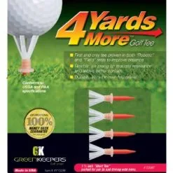 J&M 4 Yards More Golf Tees -CLUBS Shop Greenkeepers 4 Yards More Red adb72b88 2fd8 48a5 898e e6c4ddc4f5c2