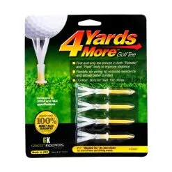J&M 4 Yards More Golf Tees -CLUBS Shop Greenkeepers 4 Yards More Yellow 4fa6c588 890c 4f2d 84b0 dbbea5962dbb