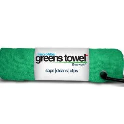 Golf Max Clip Wipes Microfiber Golf Greens Towel -CLUBS Shop Greens Towels Shamrock Green