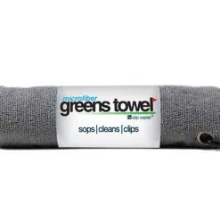 Golf Max Clip Wipes Microfiber Golf Greens Towel -CLUBS Shop Greens Towels Sterling Silver
