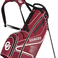 Team Golf NCAA Collegiate The Gridiron III Team Effort Stand Bag -CLUBS Shop Gridiron III Stand Bag Oklahoma Sooners