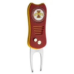 Team Golf Retractable Switchblade Switchfix Divot Tool Ball Marker - NCAA -CLUBS Shop IowaState 14ec4545 40d4 4c24 abd0 e545faf06302