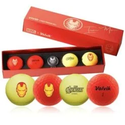 Volvik Marvel Limited Edition Marvel Golf Ball Gift Packs -CLUBS Shop Iron Man