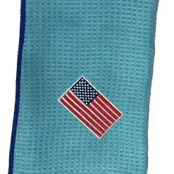 Joseph Elliott USA Embroidered Flag 18" X 18" Micro Fiber Towels -CLUBS Shop JE14 scaled