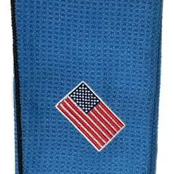 Joseph Elliott USA Embroidered Flag 18" X 18" Micro Fiber Towels -CLUBS Shop JE15