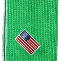 Joseph Elliott USA Embroidered Flag 18" X 18" Micro Fiber Towels -CLUBS Shop JE2