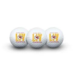 CaddiesShack NFL Golf Balls 3 Ball Gift Pack