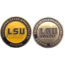 J&M NCAA Double Sided Collegiate Golf Ball Marker Coins -CLUBS Shop LSU1