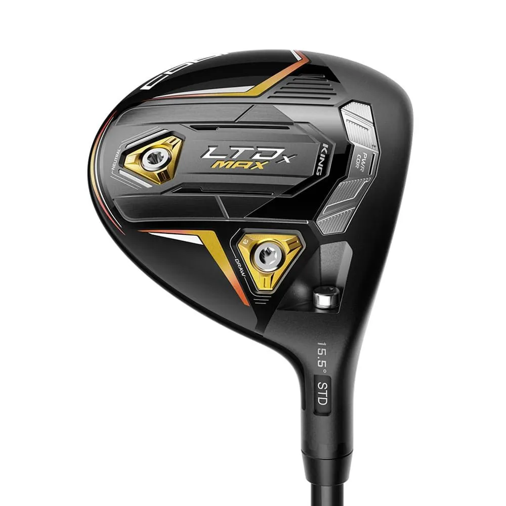 Cobra Golf LTDx MAX Fairway Woods - Matte Black / Gold Fusion 1 Cobra Golf LTDx MAX Fairway Woods - Matte Black / Gold Fusion