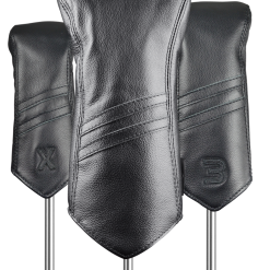 Sun Mountain Golf Leather Head Covers -CLUBS Shop LeatherHeadcoversBlack Stripe