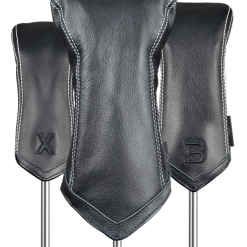 Sun Mountain Golf Leather Head Covers -CLUBS Shop LeatherHeadcoversBlack White
