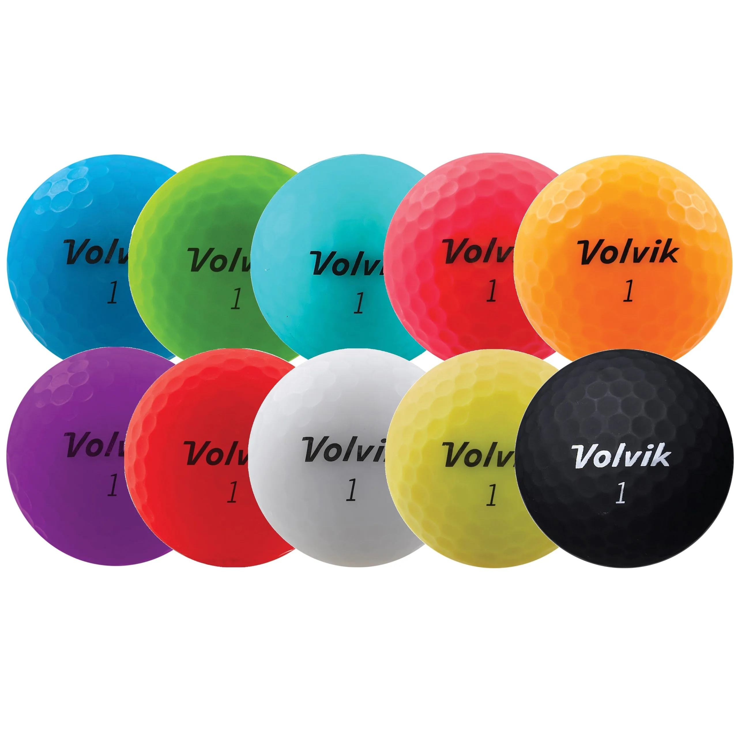 Volvik Vivid Focus Matte Finish Golf Balls 1 Volvik Vivid Focus Matte Finish Golf Balls