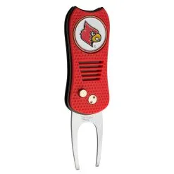 Team Golf Retractable Switchblade Switchfix Divot Tool Ball Marker - NCAA -CLUBS Shop Louisville c38b3af1 0ced 4dd6 89fe 468022f3628c