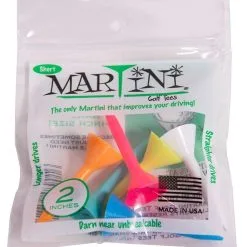 J&M Martini Tees - 2" - 6 Pack