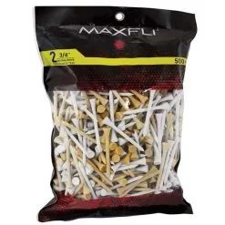 Golf Works Maxfli 2.75" Golf Tees 11 Golf Works Maxfli 2.75" Golf Tees -CLUBS Shop MaxfliTees 2.75 500ct
