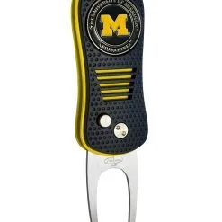 Team Golf Retractable Switchblade Switchfix Divot Tool Ball Marker - NCAA -CLUBS Shop Michigan Wolverines Switchfix 44448 131