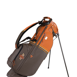 Sun Mountain 2023 Sonnenalp Mid-Stripe Single Strap Stand Bag -CLUBS Shop MidStripe N230203 cabin umber wheat