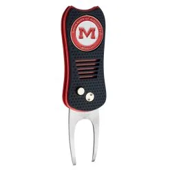 Team Golf Retractable Switchblade Switchfix Divot Tool Ball Marker - NCAA -CLUBS Shop Mississippi