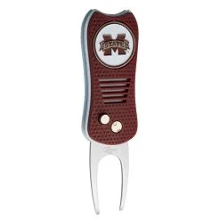 Team Golf Retractable Switchblade Switchfix Divot Tool Ball Marker - NCAA -CLUBS Shop MississippiState 26b5a484 2a07 4c92 b01e 45f7e04281b1