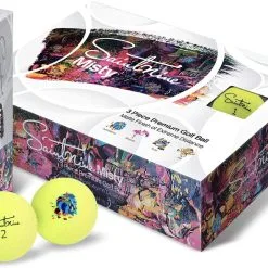 Saintnine America Saintnine Misty Premium Matte Golf Balls -CLUBS Shop MistyMatteYellow0