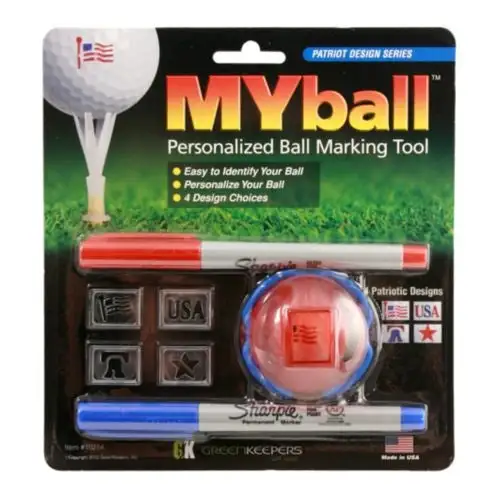 CaddiesShack MyBall Personalized Ball Marking Tool 1 CaddiesShack MyBall Personalized Ball Marking Tool