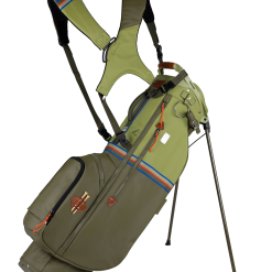 Sun Mountain 2023 Sonnenalp Mid-Stripe Dual Strap Stand Bag -CLUBS Shop N230127 loden moss inferno