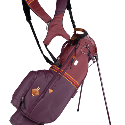 Sun Mountain 2023 Sonnenalp Mid-Stripe Dual Strap Stand Bag -CLUBS Shop N230130 port brick gold