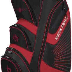 Team Golf NBA The Bucket II Team Effort Cart Bag -CLUBS Shop NBA Cart Bag Houston Rockets