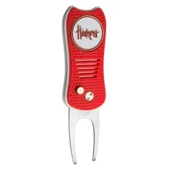 Team Golf Retractable Switchblade Switchfix Divot Tool Ball Marker - NCAA -CLUBS Shop Nebraska 6f048ca7 c7f6 45e6 be75 ca24221203fd