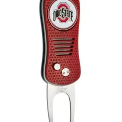 Team Golf Retractable Switchblade Switchfix Divot Tool Ball Marker - NCAA -CLUBS Shop OhioState Buckeyes Switchfix 44448 142