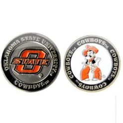 J&M NCAA Double Sided Collegiate Golf Ball Marker Coins -CLUBS Shop Oklahoma State