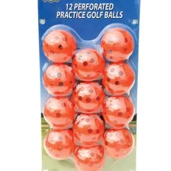 J&M OnCourse Golf Perforated Practice Golf Balls -CLUBS Shop OnCourse Perferated Golf Balls 13061