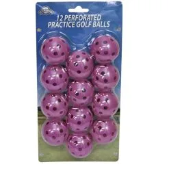 J&M OnCourse Golf Perforated Practice Golf Balls -CLUBS Shop OnCourse Perferated Golf Balls 13071