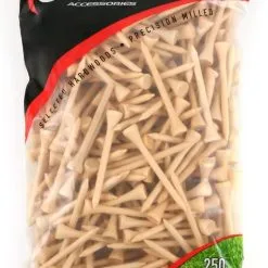 Hireko Orlimar 2.75" Golf Tees -CLUBS Shop OrlimarTees 250 2.75 NaturalWood