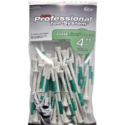 J And M Pride Professional Tee System ProLength Golf Tees -CLUBS Shop PTS ProLength Green 50