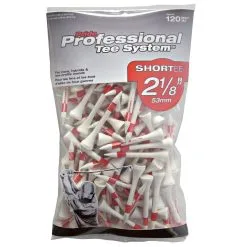 J And M Pride Professional Tee System ProLength Golf Tees -CLUBS Shop PTS ProLength Red 120